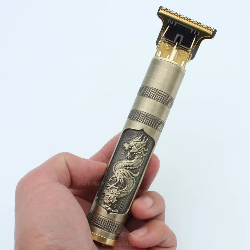 Vintage T9 Golden Dragon Trimmer, Electric Clipper Razor, Hair Cutting Machine Trimmer For Men, T9 USB Electric Professional Beard Haircut Style Vintage T9 Golden Dragon Trimmer, Electric Clipper Razor, Hair Cutting Machine Trimmer For Men, T9 USB Electric Professional Beard Haircut Style